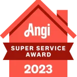 Angi's logo, representing a trusted platform for finding and reviewing local service providers.