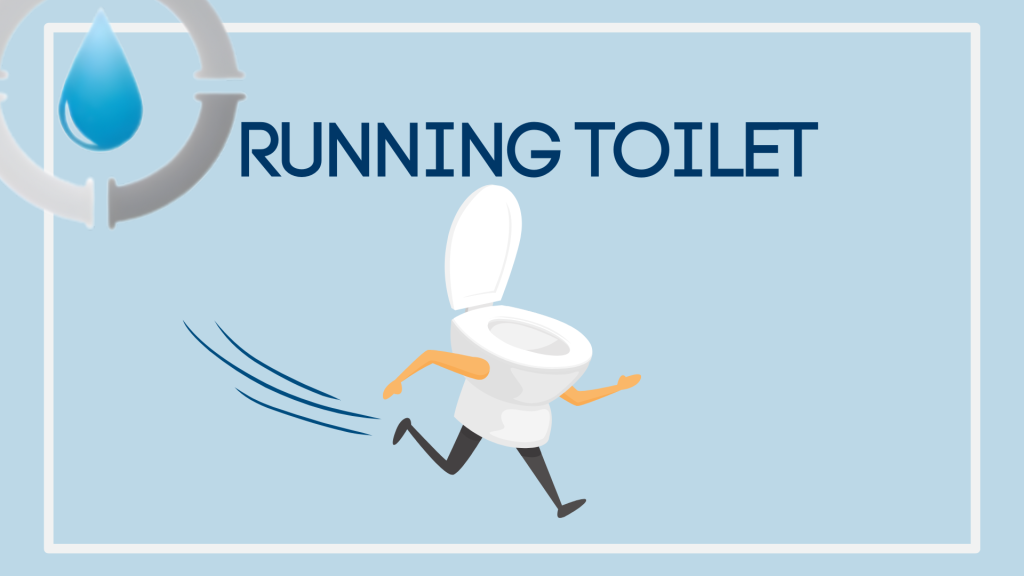 cartoon photo of a toilet running