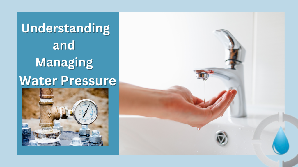 Sink with low water pressure and a pressure gauge, illustrating the importance of understanding and managing water pressure in home plumbing.