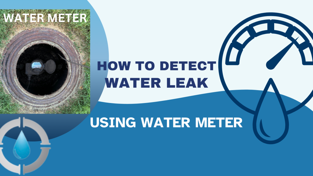 Close-up of a water meter used to detect leaks and monitor water usage. Using your water meter can help detect hidden leaks and conserve water.