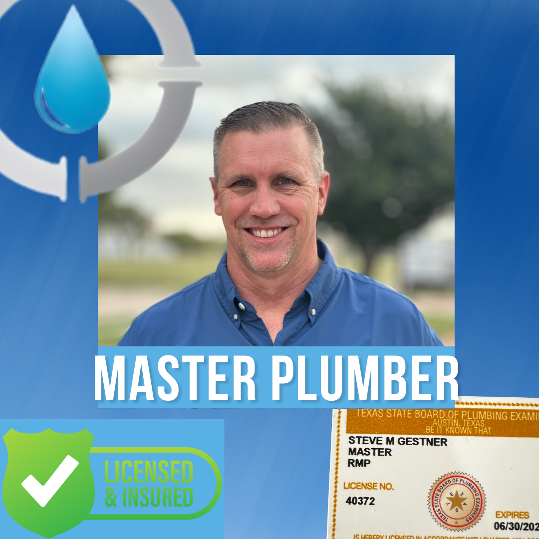 Master Plumber Steve from GPS Plumbing, licensed, insured, and verified, providing expert plumbing services in Texas.