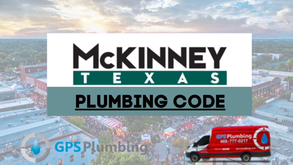 A licensed plumber from GPS Plumbing inspecting a home's water heater to ensure it complies with McKinney’s local plumbing codes. The plumber is focused on delivering top-quality, code-compliant service to keep the home’s plumbing system safe and efficient.