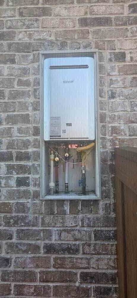 Customer now has endless hot water with this tankless system