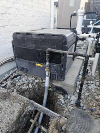 Gas line riser replacement for safe, reliable gas service.