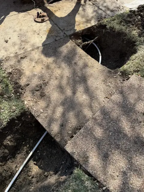 PEX water line repair high pressure Frisco Texas