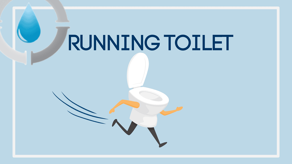 cartoon photo of a toilet running