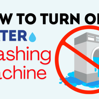 Water shut-off valves for a washing machine to prevent leaks and perform maintenance.