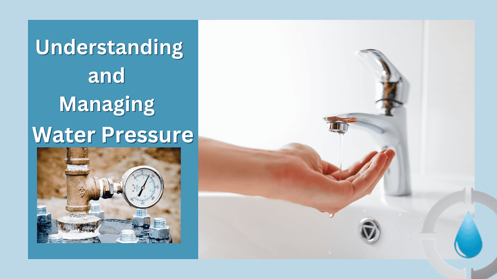 Sink with low water pressure and a pressure gauge, illustrating the importance of understanding and managing water pressure in home plumbing.