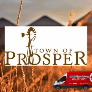 Prosper Silos in Prosper, TX, a historic landmark representing the town's heritage, GPS Plumbing’s service area.