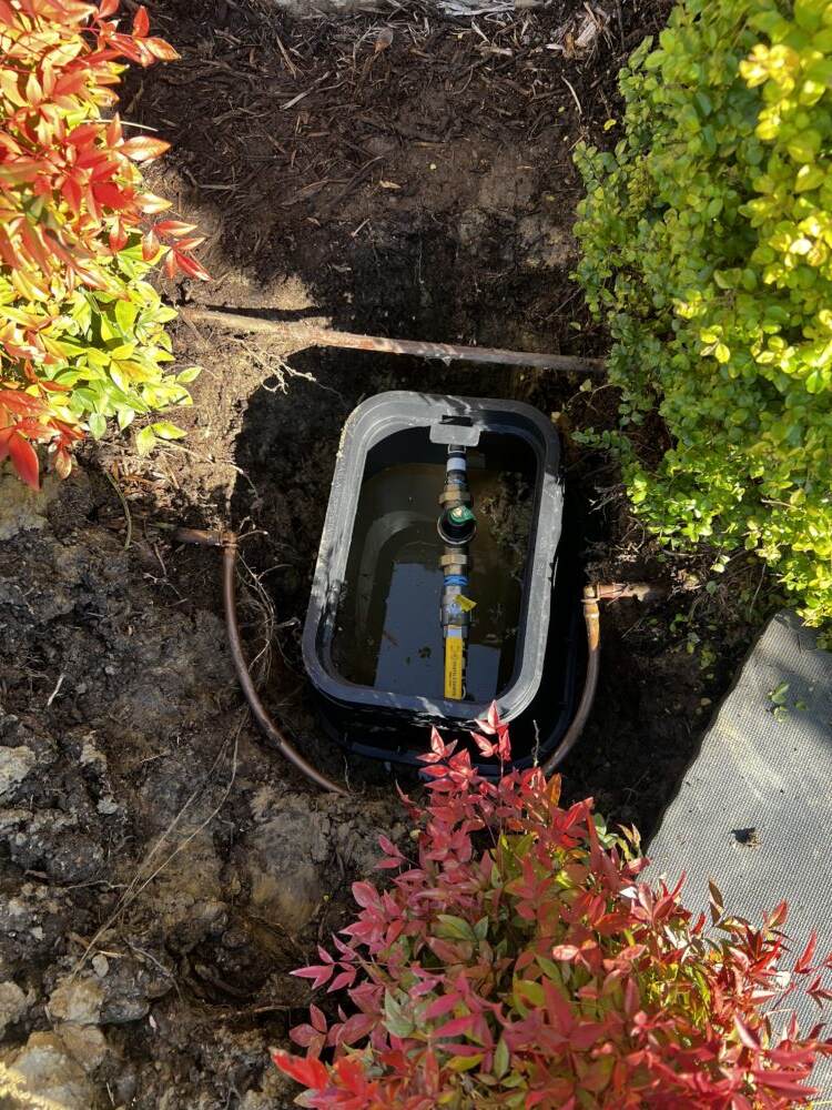 Completed replacement of pressure reducing valve