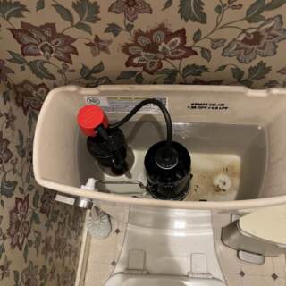 Fill valve replaced to stop running toilet.