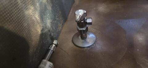 Angle stop replaced