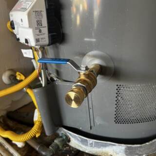 AFTER - Installation of a new full port ball valve