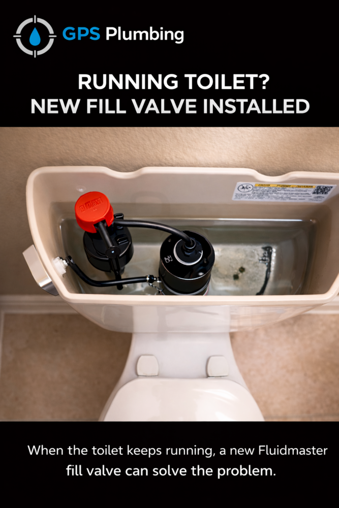 Fluidmaster fill valve replaced