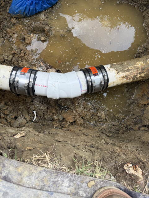 Mainline sewer repair