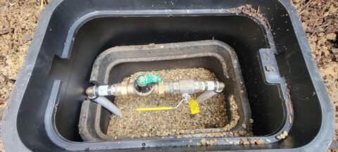 New installation Pressure Reducing Valve (PRV)
