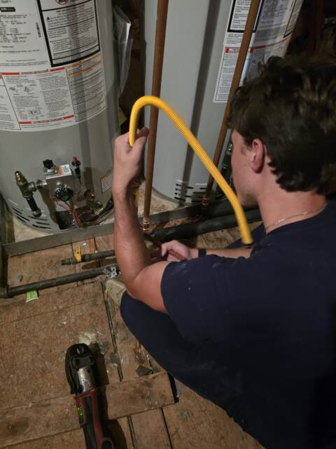 New Installation of Water Heater