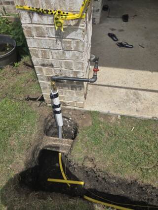 Gas line Installation