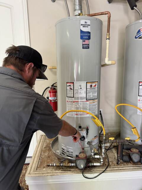 New Installation Tank Water Heater