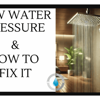 Modern bathroom with a rainfall showerhead and polished chrome fixtures, showcasing smooth water flow.