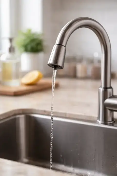 Let the water trickle from your faucet to help avoid frozen pipes.